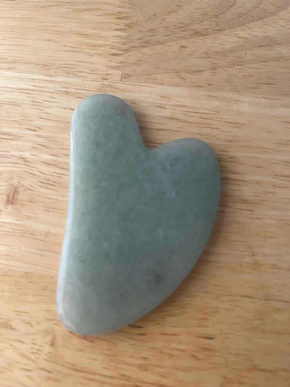 Green Jade Gua Sha Massage Tool (Pink Moon)